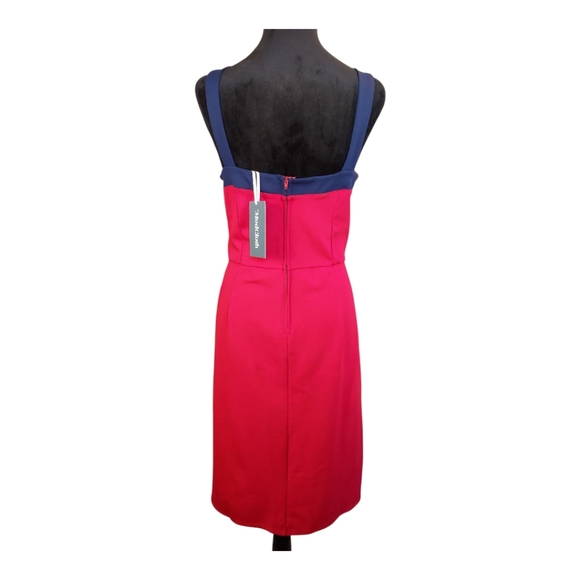 Modcloth NWT Red and Blue Sleeveless Mini Dress Size XL - Picture 3 of 9
